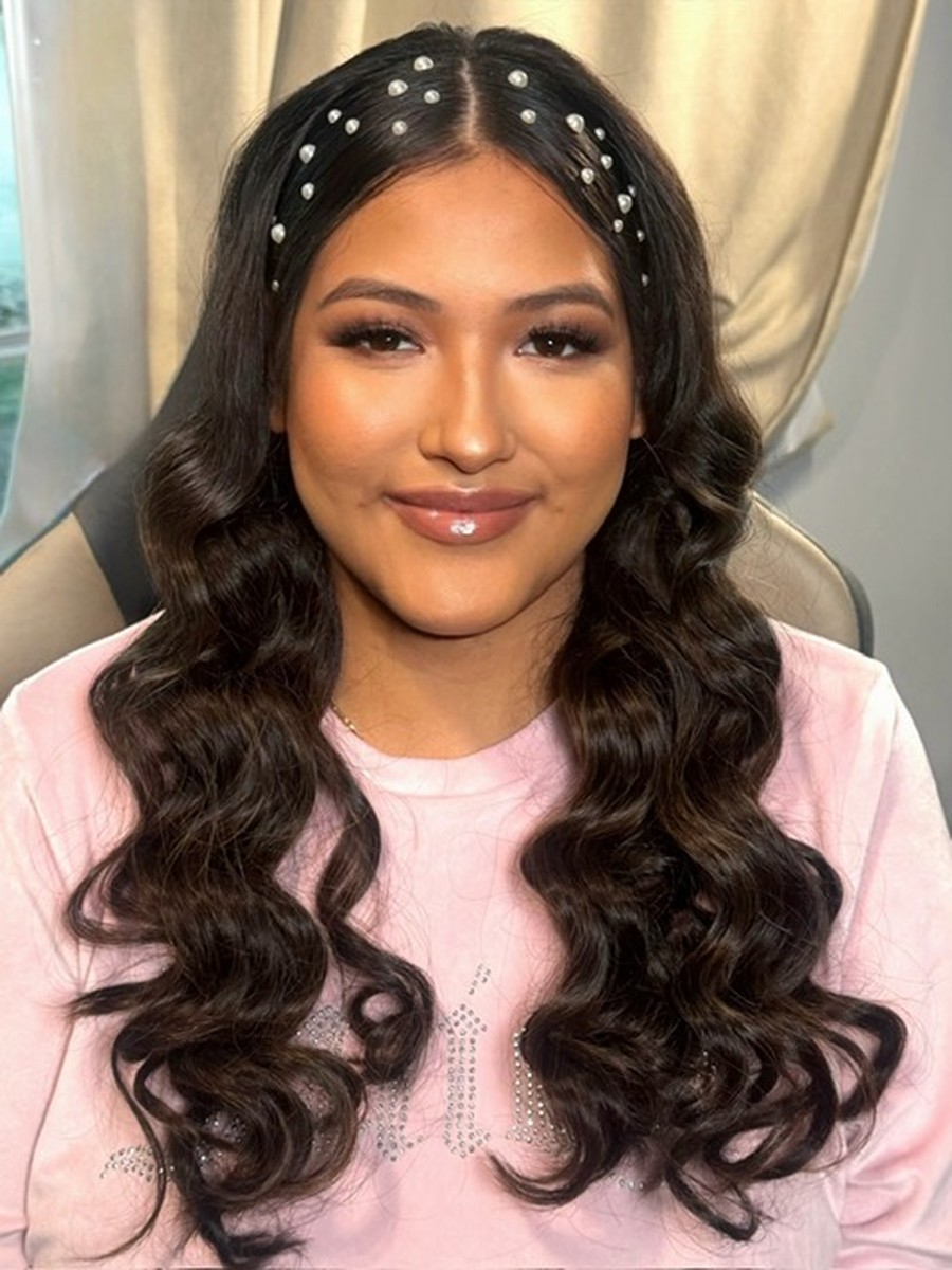 Hair styling and blowout by Just Mel, Los Angeles